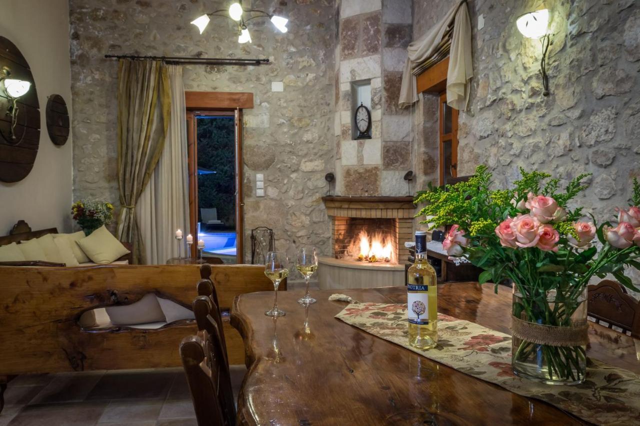 Exclusive Crete Villa Villa Asteri 4 Bedroom Private Pool Rethymnon Astérion Exterior foto